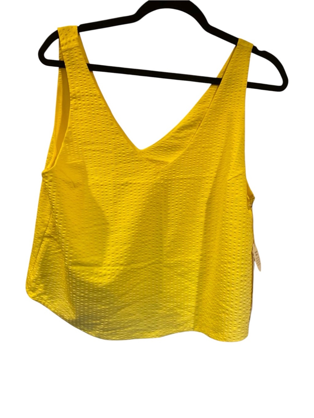 NWT Vuori Villa Textured Crop Tank SUNLIGHT Size Medium - Picture 2 of 4